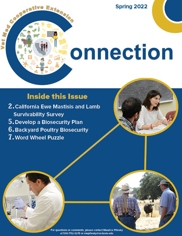 Cover Page of the Spring 2022 Newsletter